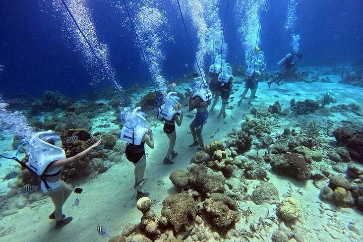 Curacao Helmet Diving-Walk the Ocean Floor, No Swimming Required
