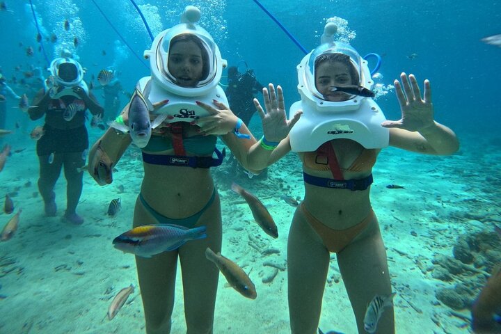 Curacao Helmet Diving-Walk the Ocean Floor, No Swimming Required