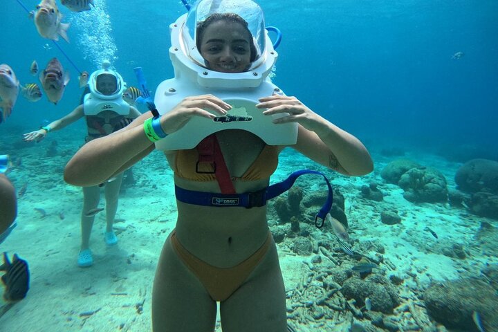 Curacao Helmet Diving-Walk the Ocean Floor, No Swimming Required