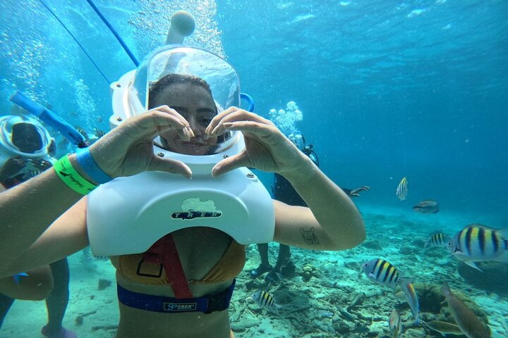 Curacao Helmet Diving-Walk the Ocean Floor, No Swimming Required