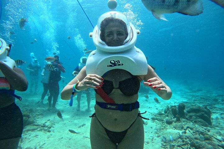 Curacao Helmet Diving-Walk the Ocean Floor, No Swimming Required