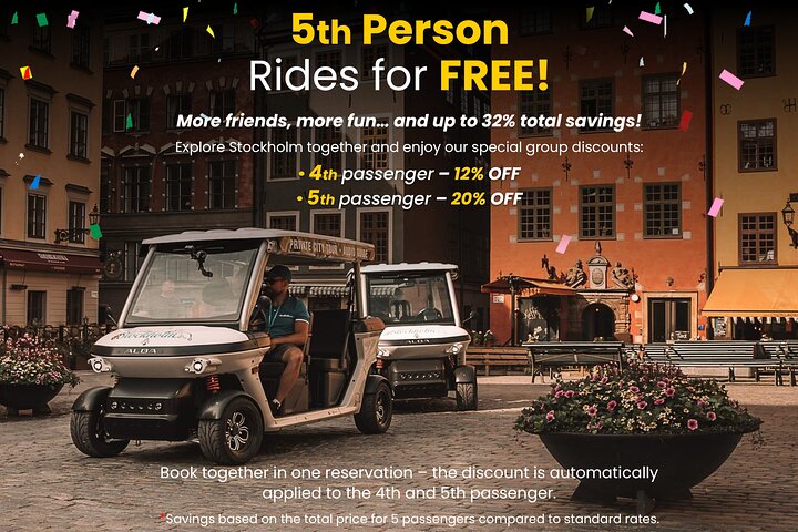 Stockholm Private Golf Cart Tours