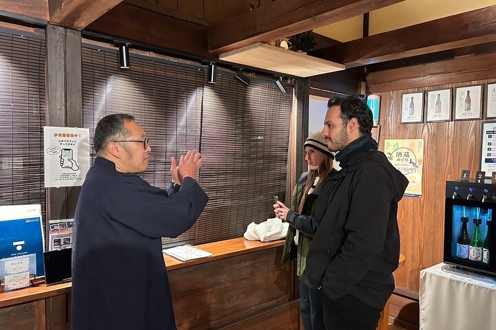 Hirata Sake Brewery Tour in Hida Takayama