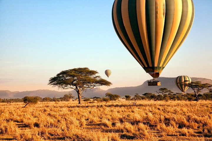 Maasai Mara Hot Air Balloon Safari and Champagne Breakfast
