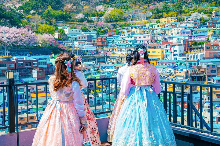 Busan Top Coastal Highlights with Gamcheon Village & Sky Capsule