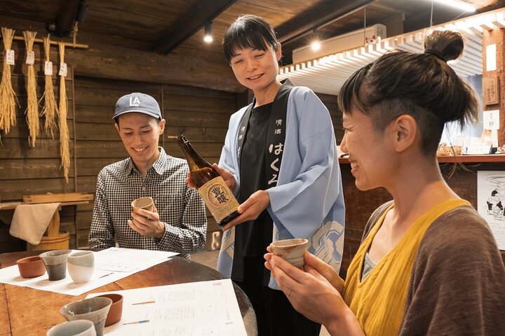Sake Brewery Tour and Label Making in Historic Tokoname