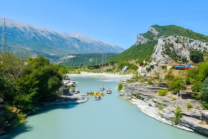 Amazing Rafting Experience at Last Wild Vjosa River of Europe in Permet, Albania