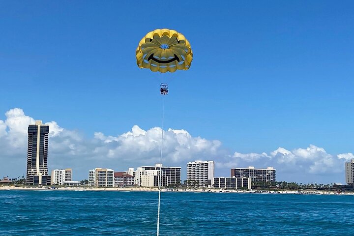 Bay & Ocean Parasailing over the Gulf of Mexico South Padre Isl.