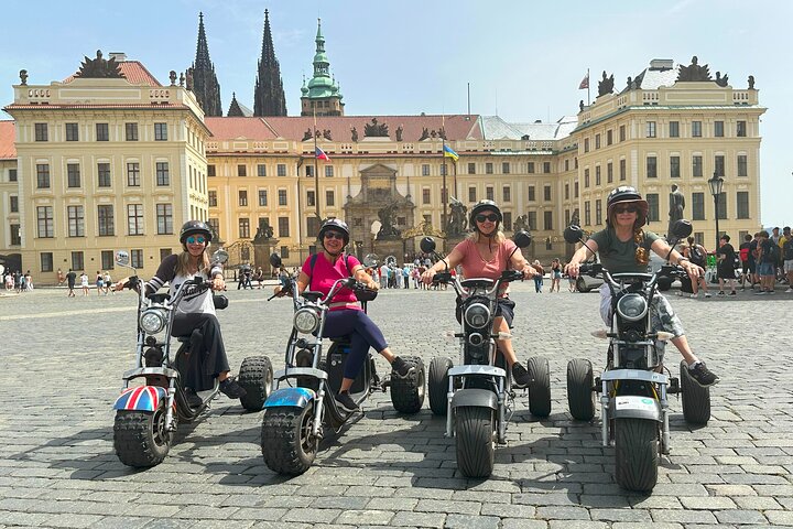 Amazing !!! Electric Trike Tour of Prague, live guide included