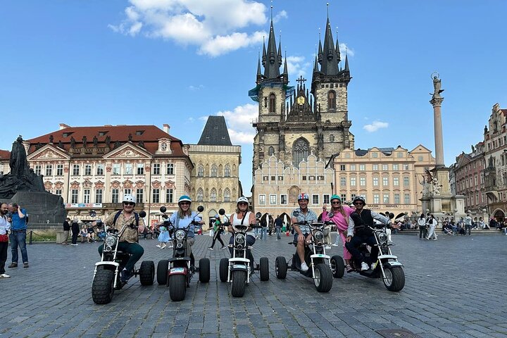 Amazing !!! Electric Trike Tour of Prague, live guide included