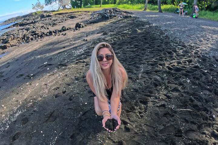 Hilo Shore Excursion: Volcanoes National Park & Black Sand Beach