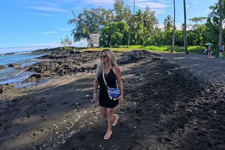 Hilo Shore Excursion: Volcanoes National Park & Black Sand Beach