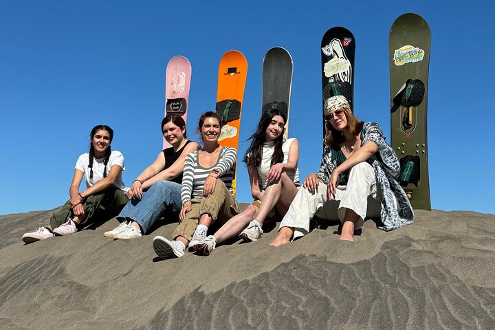 Sandboarding in the Mogote Dunes in Mexico
