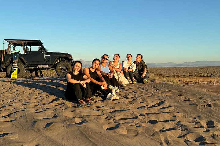 Sandboarding in the Mogote Dunes in Mexico