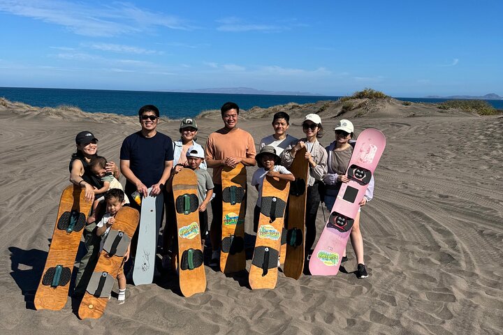 Sandboarding in the Mogote Dunes in Mexico