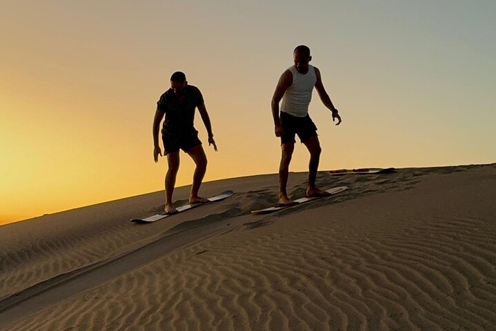 Sandboarding in the Mogote Dunes in Mexico