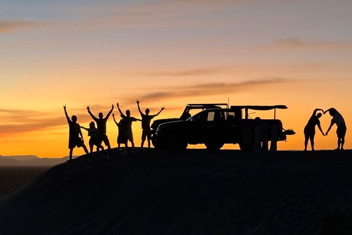 Sandboarding in the Mogote Dunes in Mexico