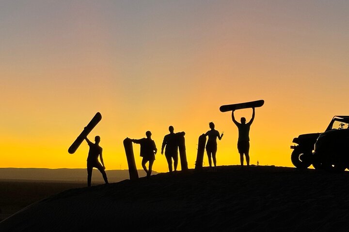 Sandboarding in the Mogote Dunes in Mexico