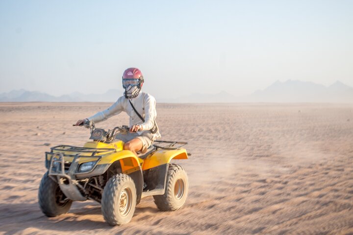 Hurghada VIP Desert Safari – ATV, Buggy,Camel-Bedouin BBQ &Sunset