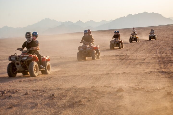 Hurghada VIP Desert Safari – ATV, Buggy,Camel-Bedouin BBQ &Sunset