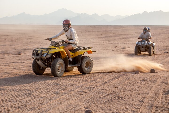 Hurghada VIP Desert Safari – ATV, Buggy,Camel-Bedouin BBQ &Sunset