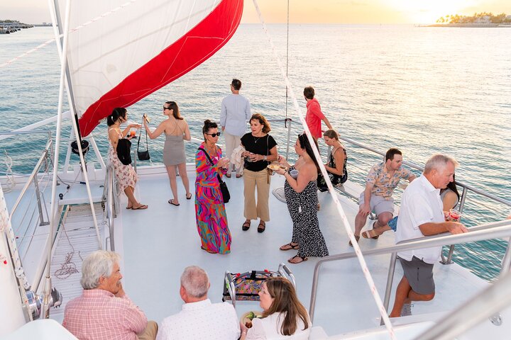 Key West Signature Sunset Sail with Live Music, Open Bar & Food