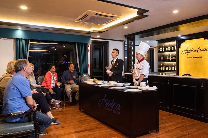 Top Tier: Overnight Ha Long Bay Cruise 5-Star, Balcony Cabin-2D1N