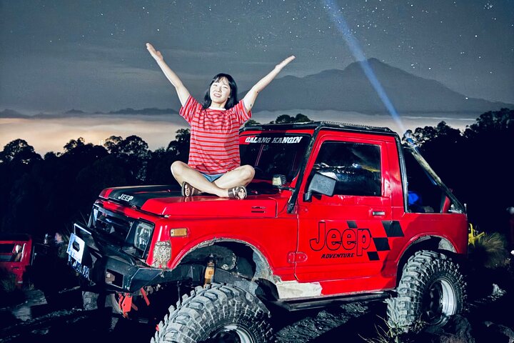 Exclusive Mt. Batur Jeep Sunrise Tour: Volcano Views & Black Lava