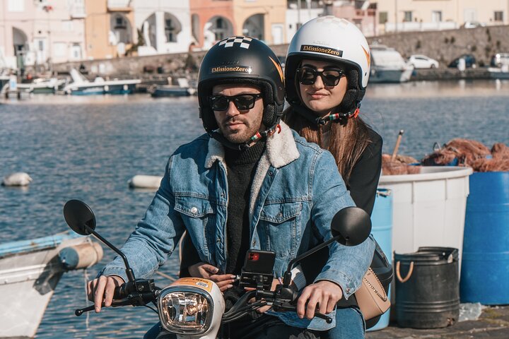 Procida in electric moped Rental with Included Services