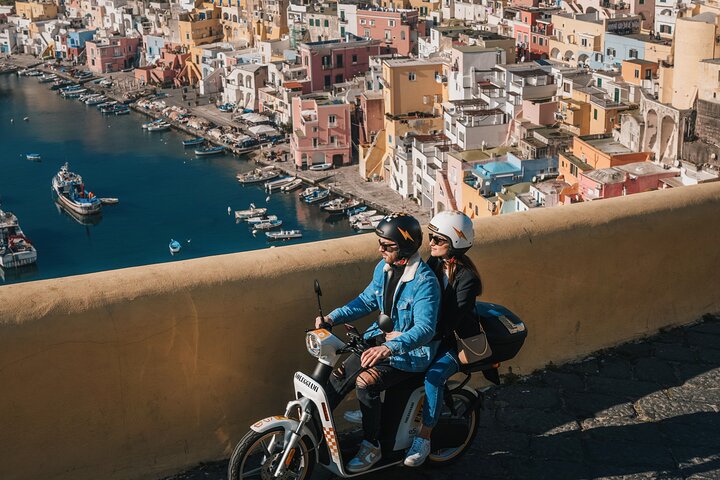 Procida in electric moped Rental with Included Services