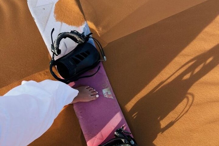 Agadir/Taghazout: Sunset Sandboarding Quad Bike & Moroccan Dinner