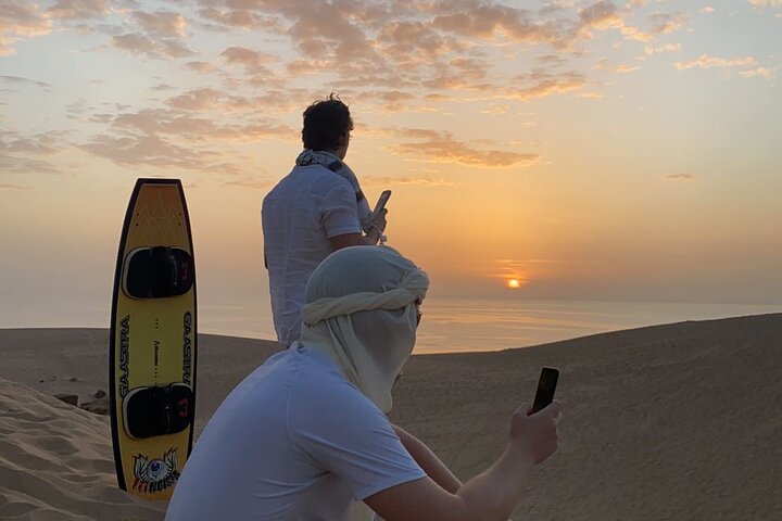 Agadir/Taghazout: Sunset Sandboarding Quad Bike & Moroccan Dinner