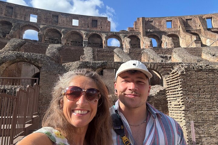 Rome: Colosseum, Forum & Palatine with Arena Access + Audio Guide