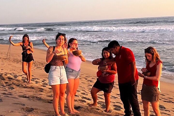 Release of Sea Turtles at Sunset