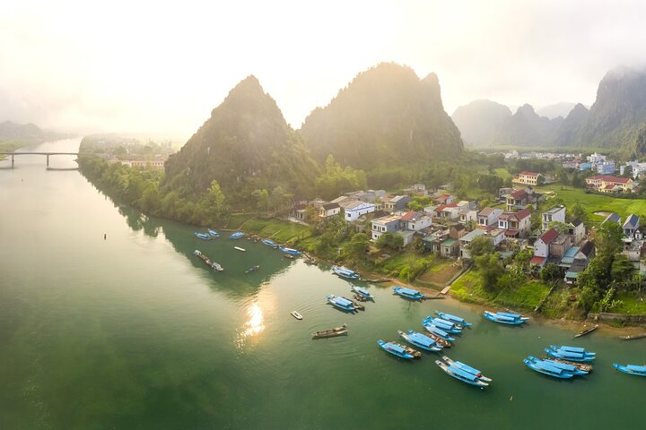 Phong Nha Cave and Paradise Cave: Guided Boat Tour & Exploration