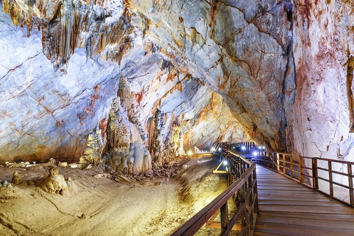 Phong Nha Cave and Paradise Cave: Guided Boat Tour & Exploration