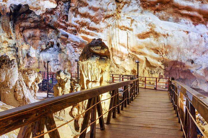Phong Nha Cave and Paradise Cave: Guided Boat Tour & Exploration