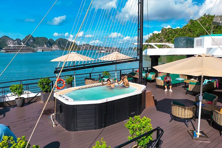 Halong Bay & Lan Ha Bay Luxury Day Cruise by The Halong Catamaran
