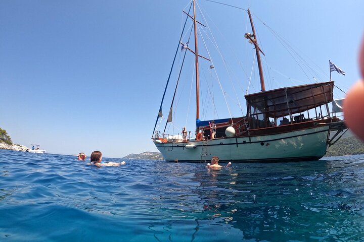 Skiathos Island Day Cruise on Traditional Wooden Sailboat