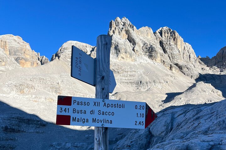 Guided Day Hike in the Brenta Dolomites