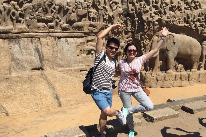 Private tour of Mahabalipuram from Pondicherry with Guide