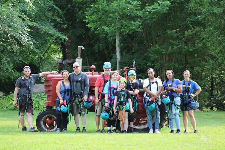 7 Line Waterfall Canopy Zipline Course