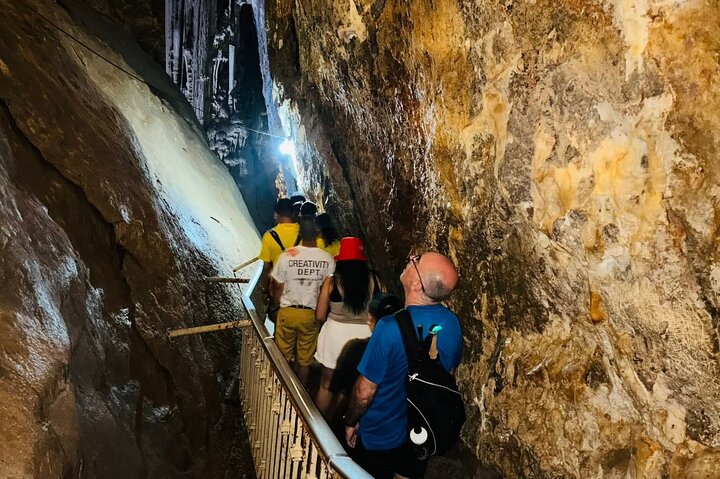 Garcia Grottoes and Cable Car and Town