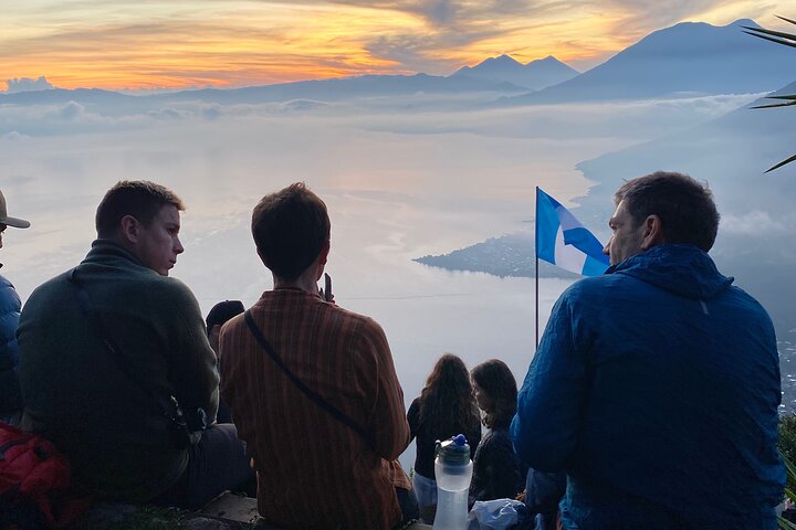 Sunrise Tour in Indian Nose Hike and Views of Lake Atitlan