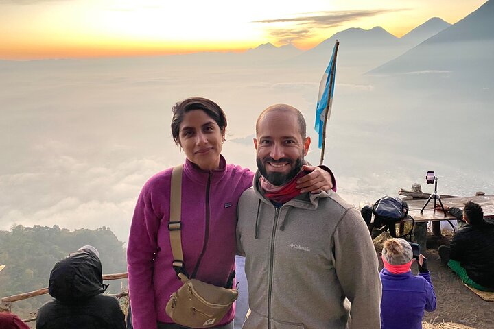 Sunrise Tour in Indian Nose Hike and Views of Lake Atitlan