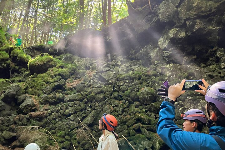 Exploring Mt Fuji Ice Cave and Sea of Trees Forest