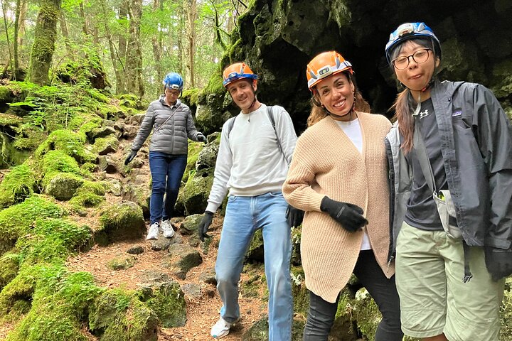 Exploring Mt Fuji Ice Cave and Sea of Trees Forest