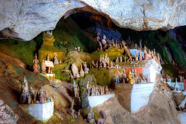 Luang Prabang Private Cultural Tour and Pak Ou Caves River Cruise