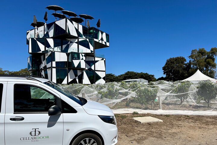 McLaren Vale Small Group Wine Tour view d'Arenberg Cube inc lunch