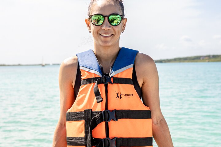 Bacalar: Lake of Seven Colors Pontoon Tour